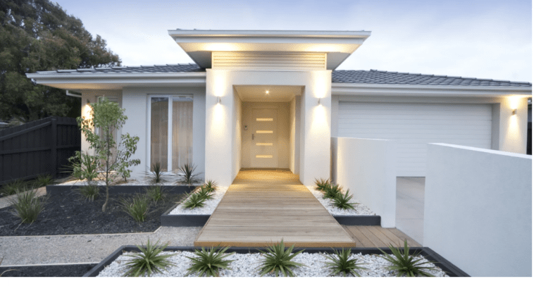 Exterior of new construction home in San Jose