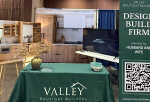 Bay Area Spring Home Show booth for Valley Boutique Builders.
