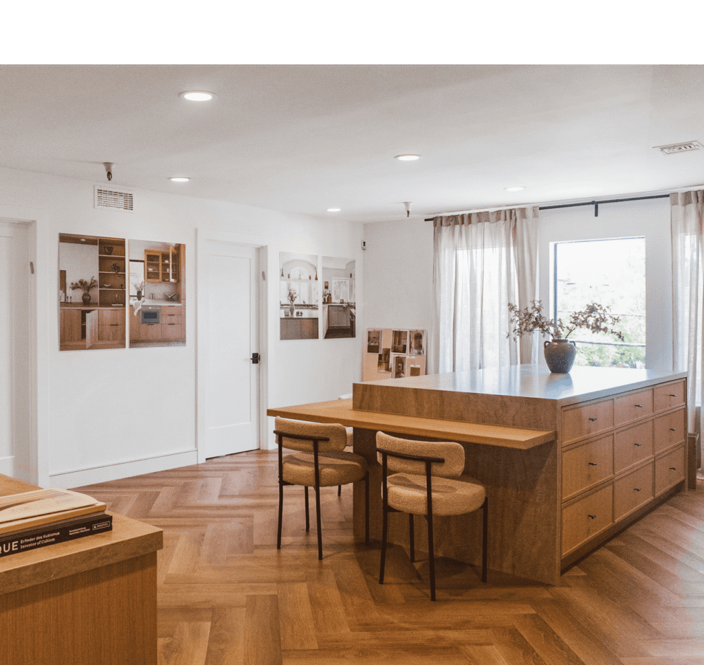 room-wooden-flooring Big room with wooden flooring and wooden cabinets