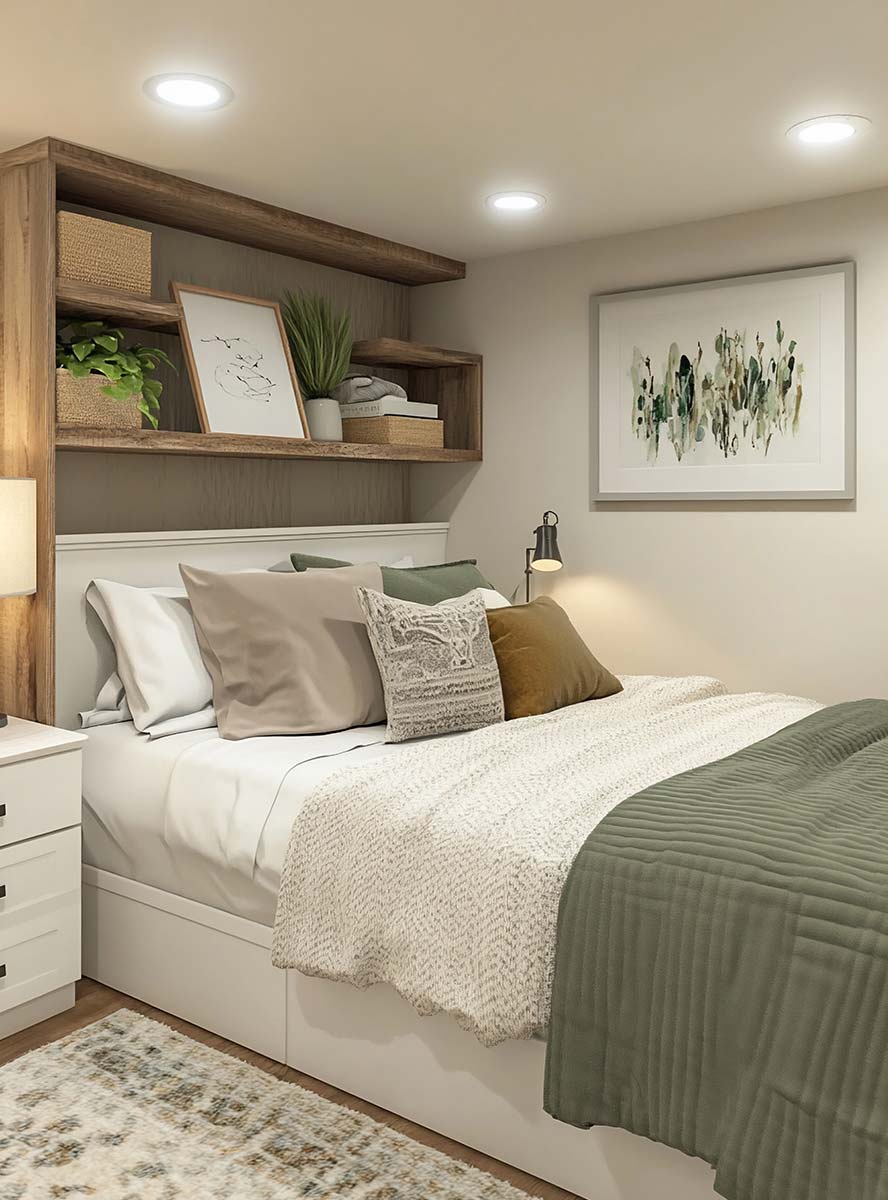 An ADU master bedroom