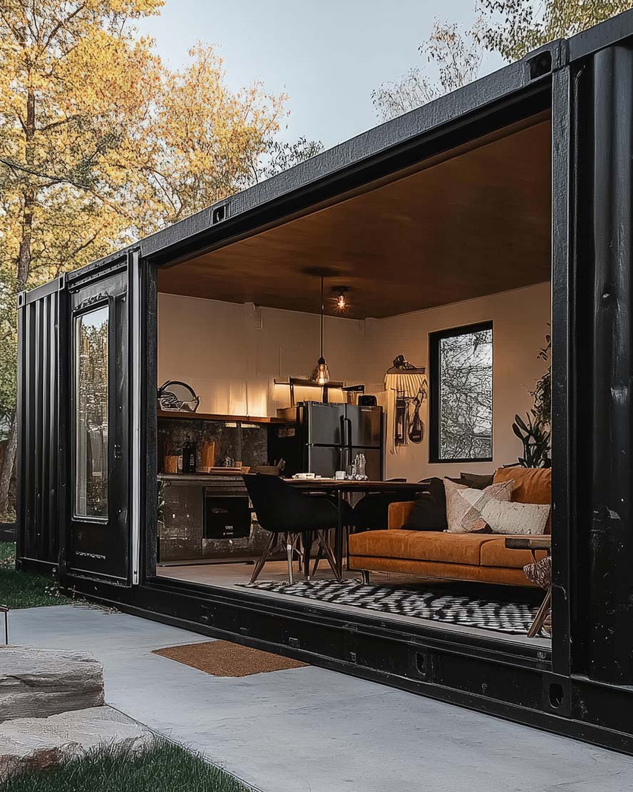 A customized open concept ADU