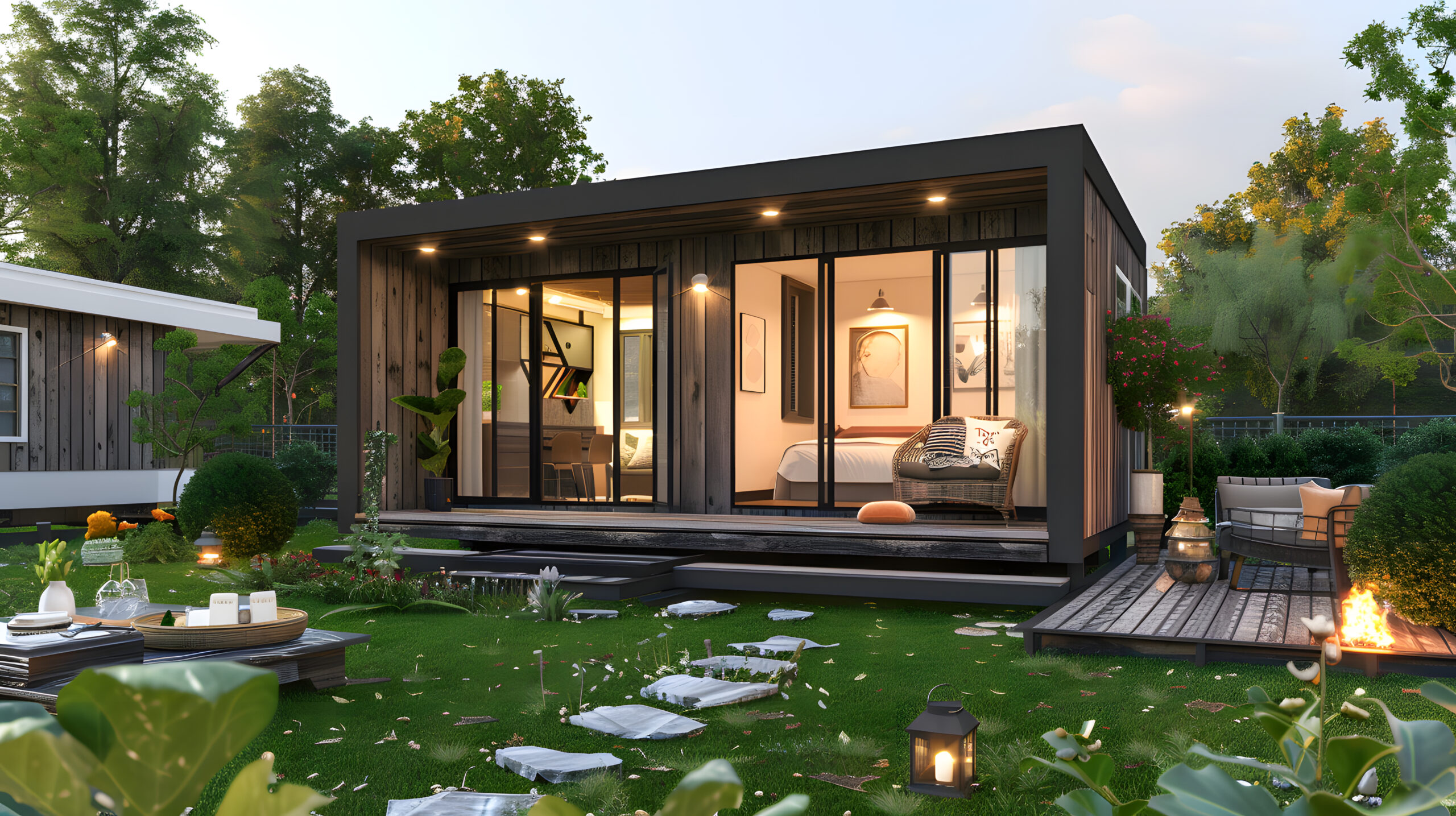 A modern, open ADU.