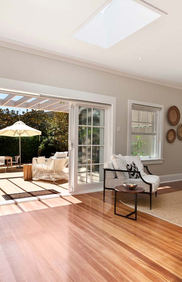 Newly renovated dining room addition.