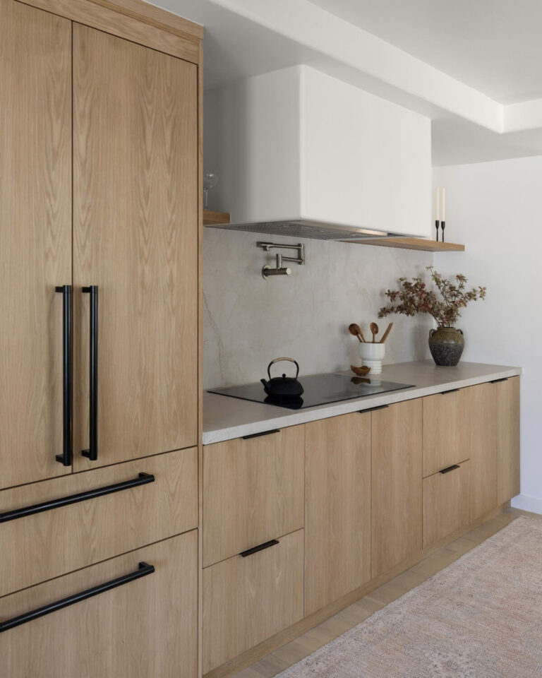 Entire floor remodel with a natural aesthetic