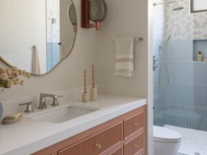 A remodeled bathroom with a bright feeling