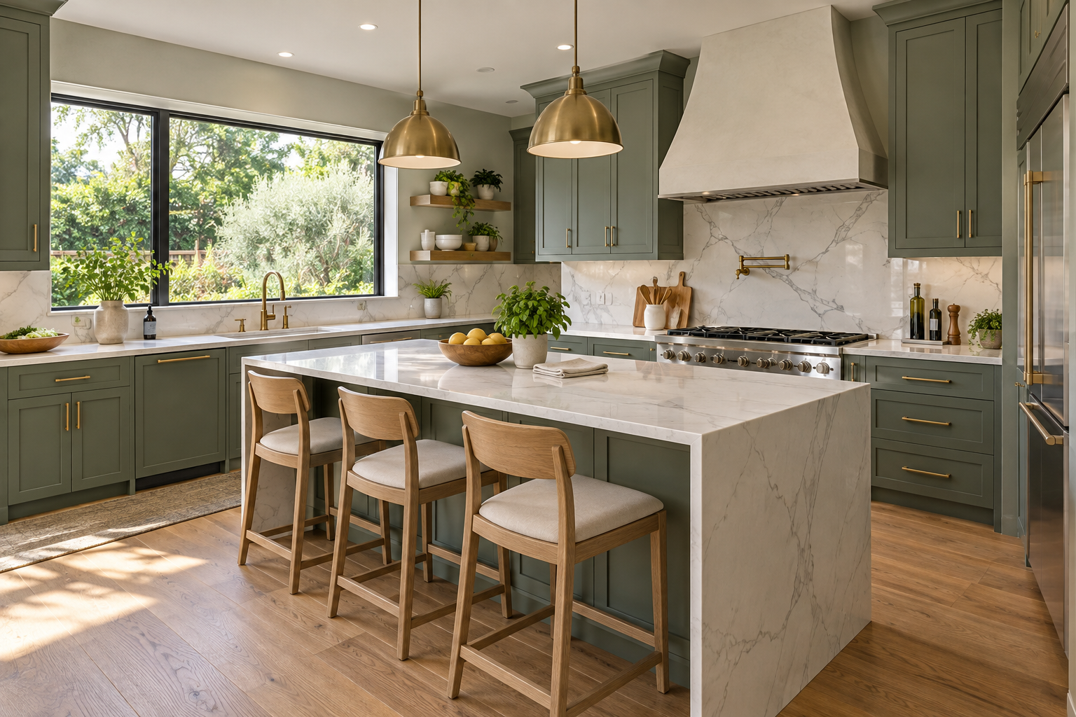Modern kitchen remodel Los Altos by Valley Boutique Builders