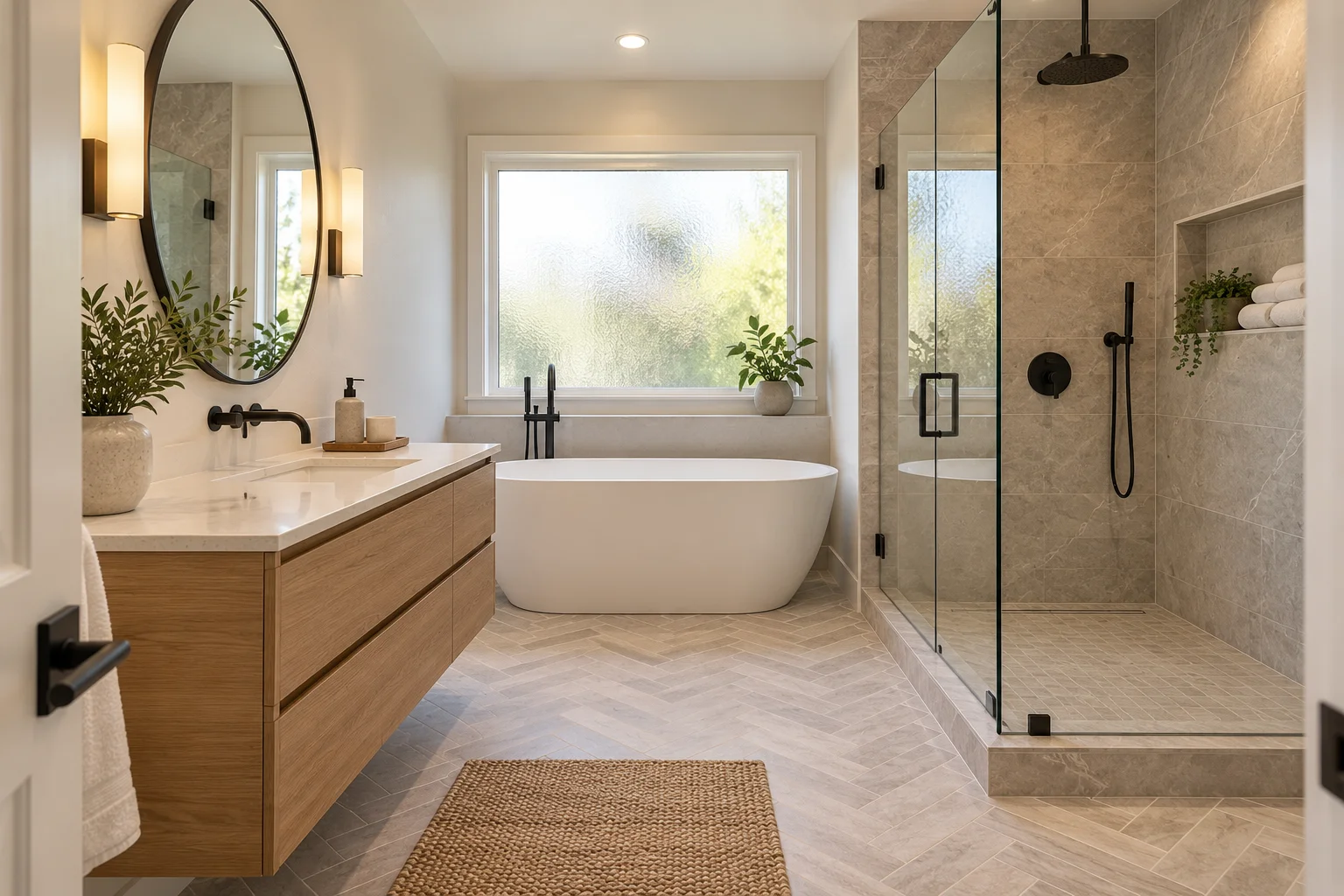 Completed bathroom remodel from a home remodeler San Jose families can rely on
